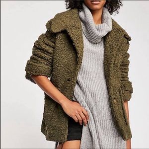 Free People Teddy Bear Coat